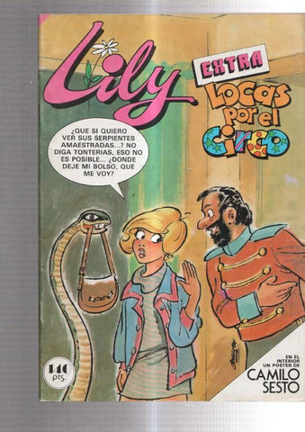 Lily extra numero 97: Locas por el circo: porter de Camilo Sesto (numerado 4 en trasera)