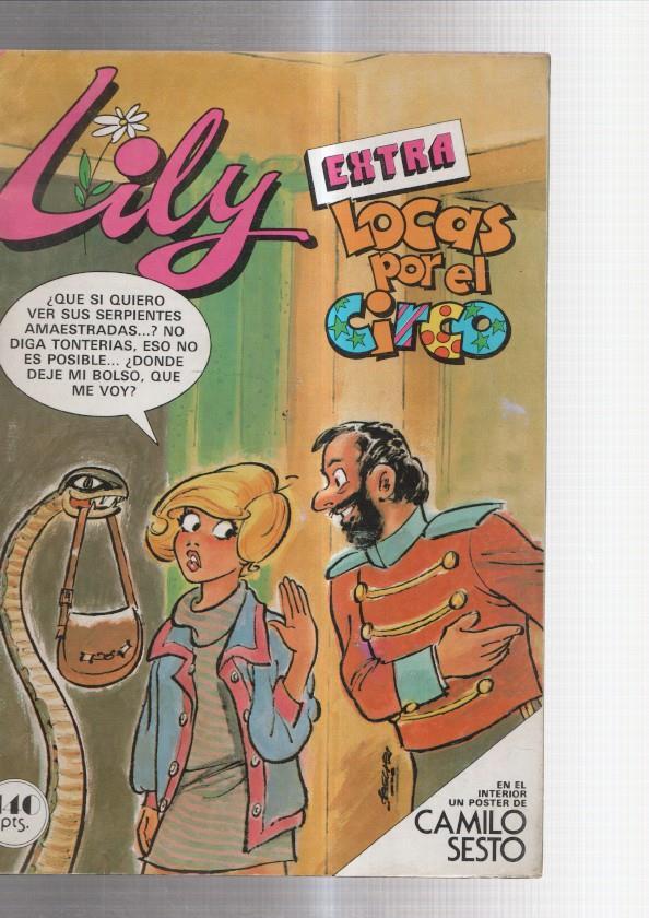 Lily extra numero 97: Locas por el circo: porter de Camilo Sesto (numerado 5 en trasera)