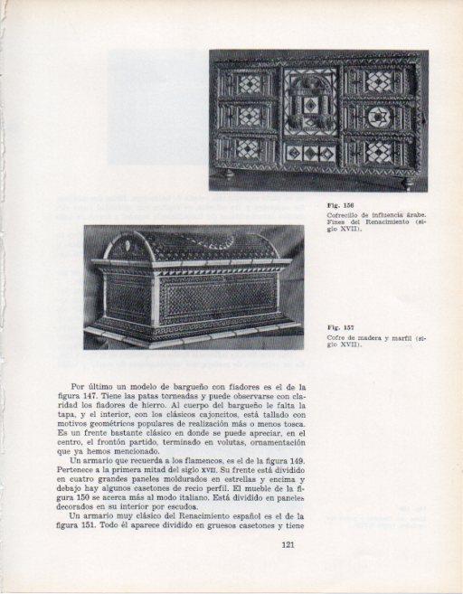 LAMINA V28352: Cofre de madera y marfil Renacimiento español siglo XVII