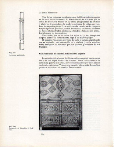 LAMINA V28348: Bargueño de taquillon o frailero
