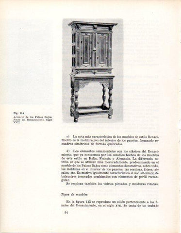 LAMINA V28338: Armario de los Paises Bajos siglo XVII