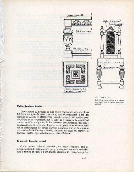 LAMINA V28347: Detalles ornamentales del mueble Jacobino