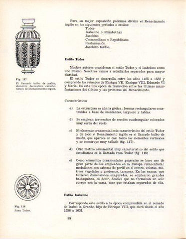 LAMINA V28340: Bulbo de melon Renacimiento ingles y Rosa Tudor