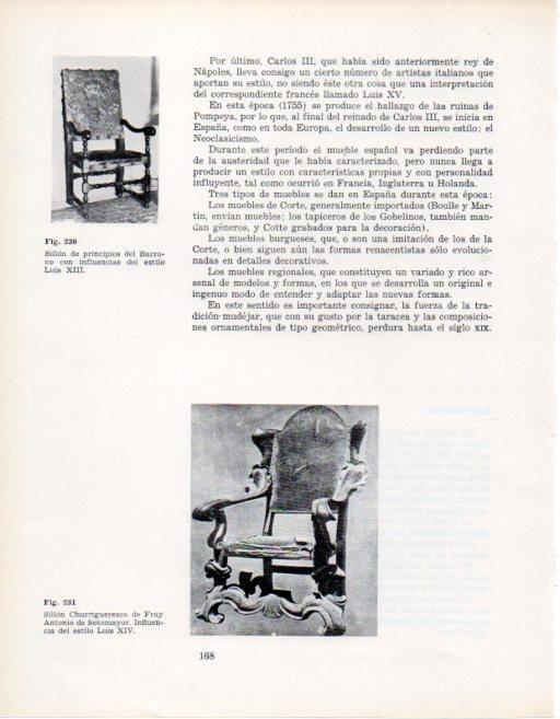 LAMINA V28371: Sillon Churrigueresco de Fray Antonio de Sotomayor