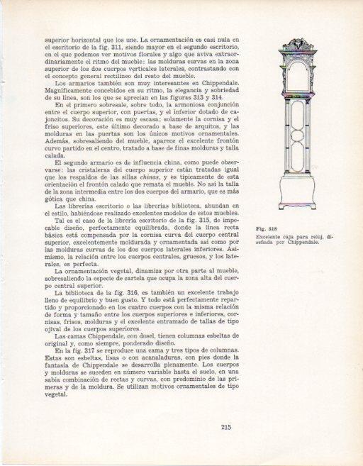 LAMINA V28394: Caja para reloj diseñada por Chippendale