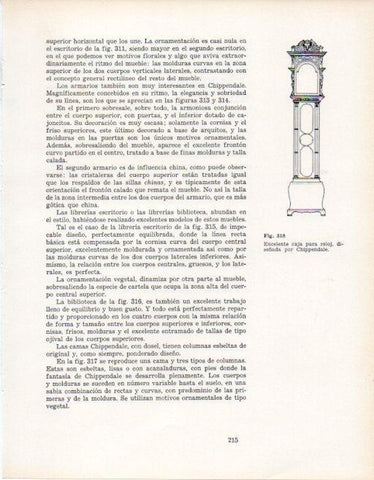 LAMINA V28394: Caja para reloj diseñada por Chippendale