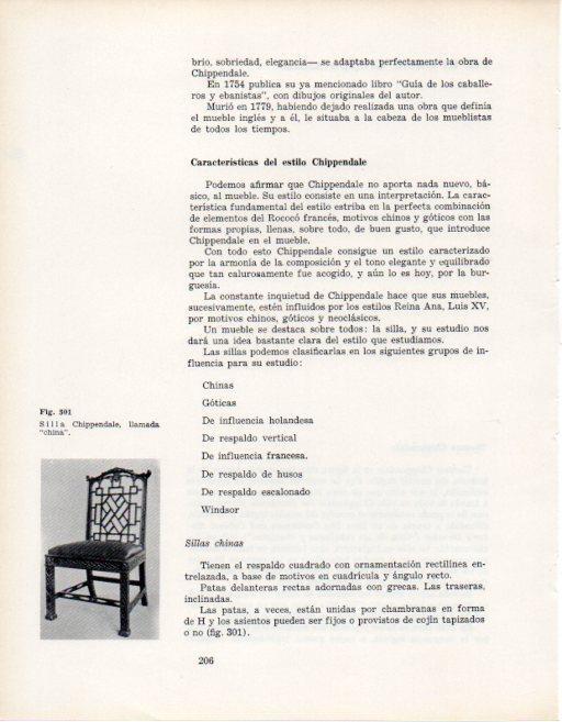 LAMINA V28389: Silla Chippendale llamada china