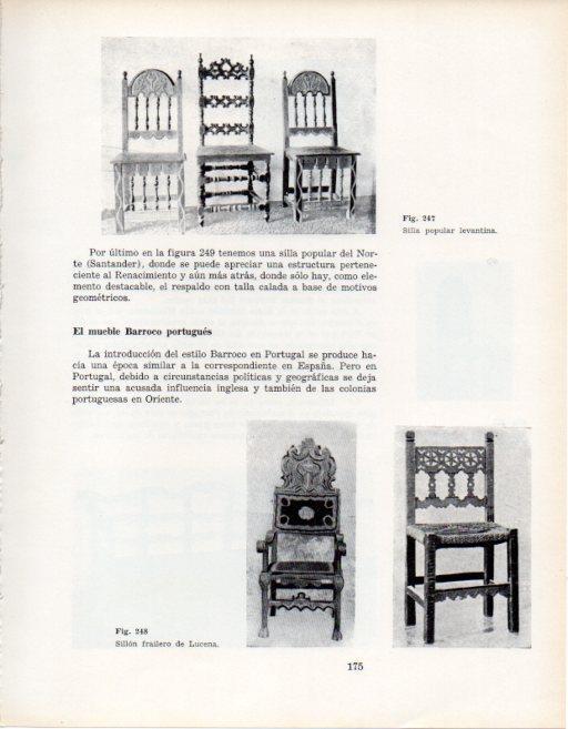 LAMINA V28375: Sillon frailero de Lucena