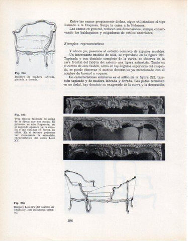 LAMINA V28384: Faldones de sillas estilo Luis XV