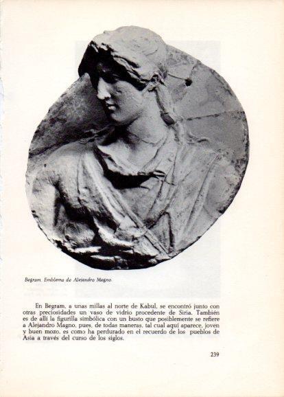 LAMINA V28281: Emblema de Alejandro Magno, Begram