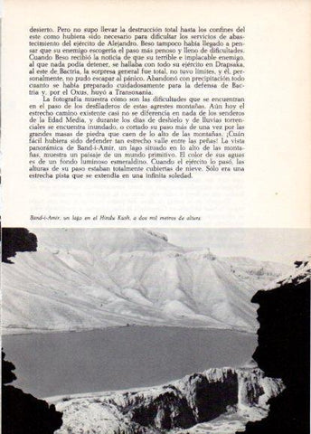 LAMINA V28284: Lago en Hindu Kush, Band-i-Amir