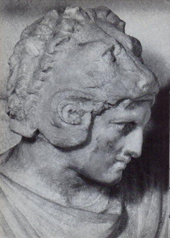 LAMINA V28250: Alejandro Magno detalle del sarcofago
