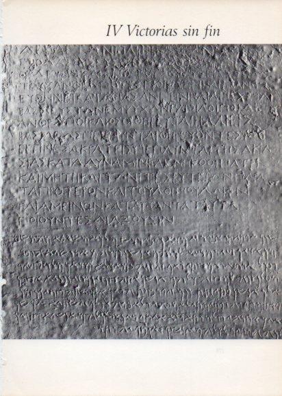 LAMINA V28257: Inscripcion del emperador Asoka en Kandahar, Afganistan