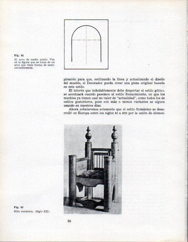 LAMINA V28309: Silla romanica siglo XII