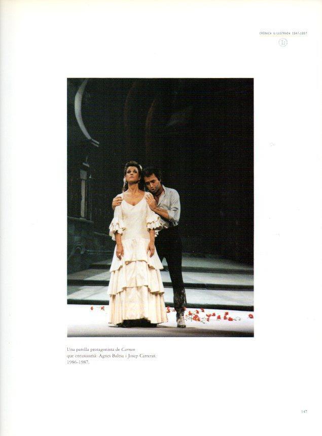 LAMINA V28524: Agnes Baltsa i Josep Carreras protagonistes de Carmen 1986-1987