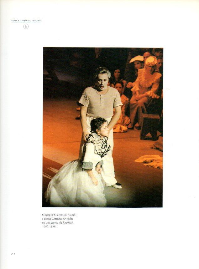 LAMINA V28525: G. Giacomini i Ileana Cotrubas en una escena de Pagliacci 1987-1988