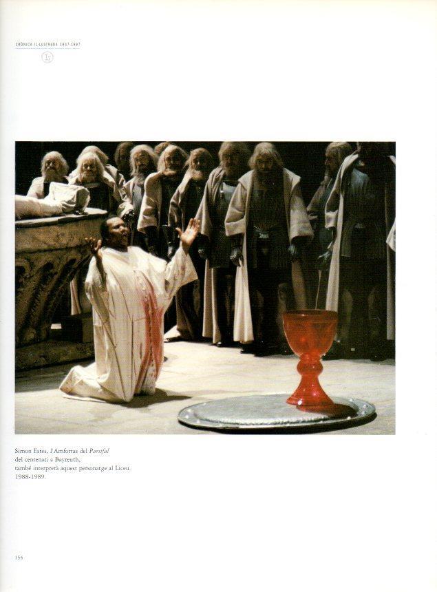 LAMINA V28527: Teatre del Liceu. Simon Estes, l'Amfortas del Parsifal 1988-1989