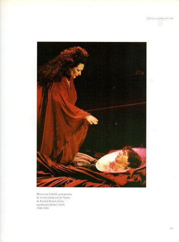 LAMINA V28528: Teatre del Liceu. Montserrat Caballe protagonista de Salome 1988-1989