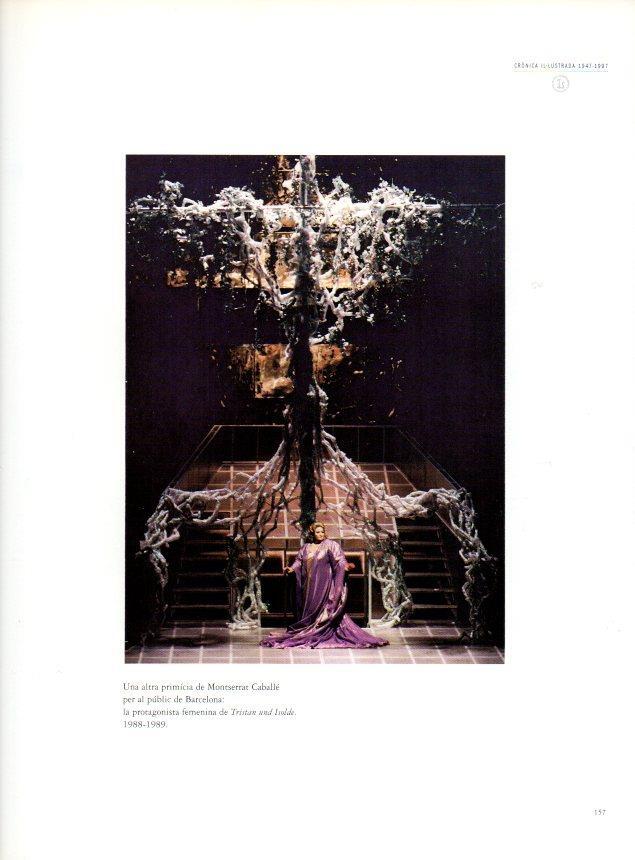 LAMINA V28529: Teatre del Liceu.bMontserrat Caballe a Tristan und Isolda 1988-1989