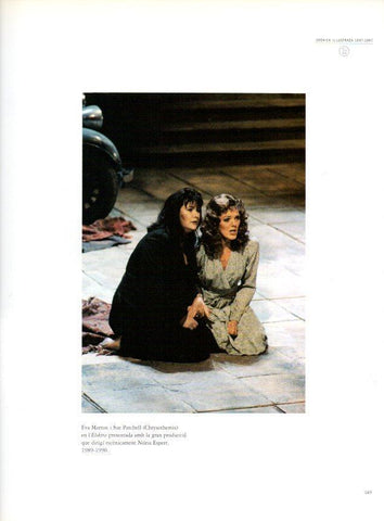 LAMINA V28530:  Teatre del Liceu. Eva Marton i Sue Patchell en l'Electra produccio Nuria Espert