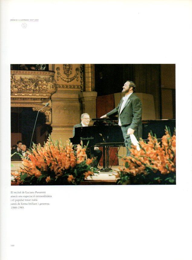 LAMINA V28523: Luciano Pavarotti recital al Liceu 1988-1989