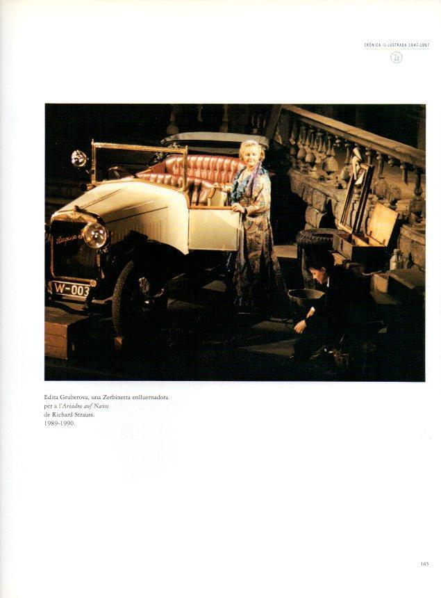 LAMINA V28531: Teatre del Liceu. Edita Gruberova a l'obra Ariadne auf Naxos, 1989-1990
