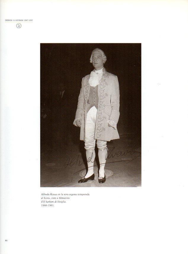 LAMINA V28504: Alfredo Kraus com a Almaviva d'Il barbiere de Siviglia 1960-1961
