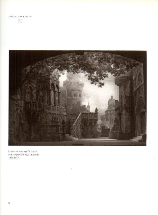 LAMINA V28534: Teatre del Liceu. Escenografia de Lohengrin 156-1957