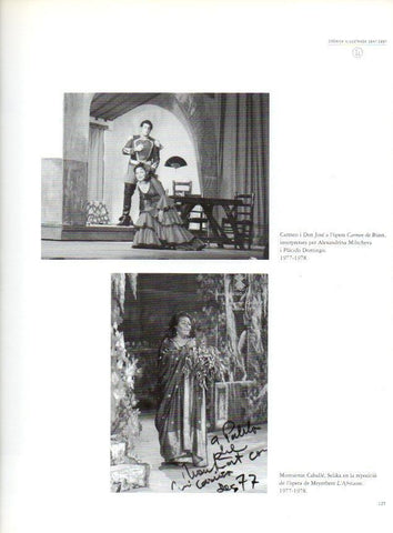 LAMINA V28556: Teatre del Liceu. Montserrat Caballe a l'opera L'Africaine 1977-1978