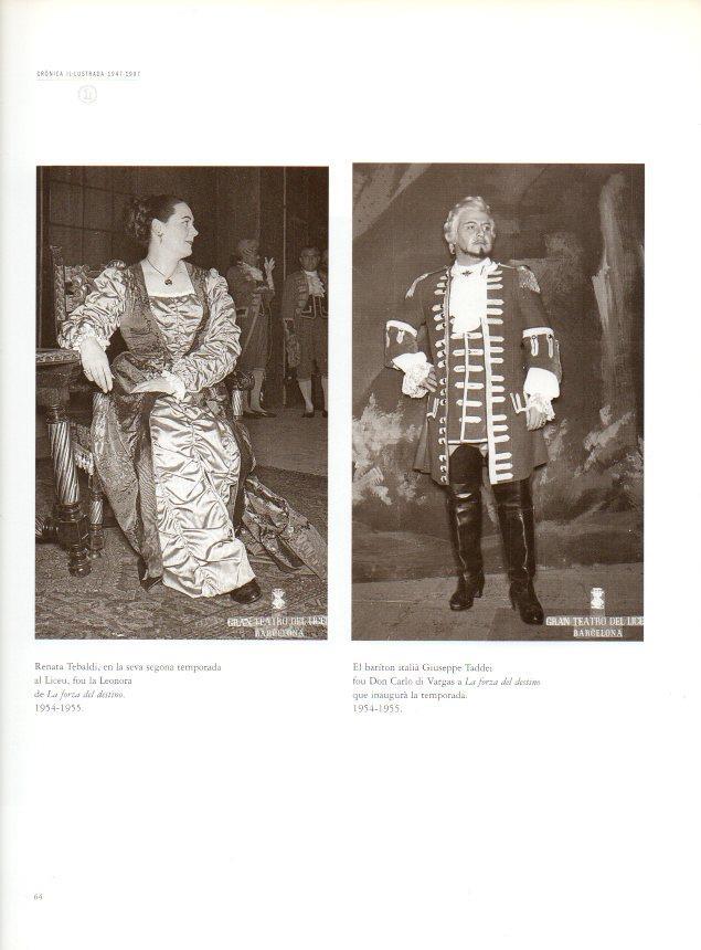LAMINA V28557: Renata Tebaldi a La forza del destino 1954-1955