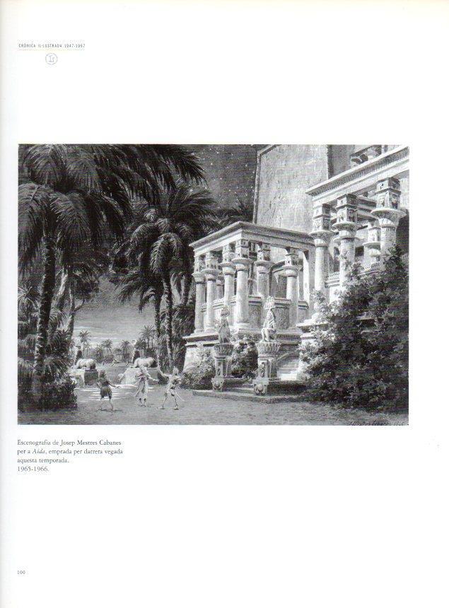 LAMINA V28568: Teatre del Liceu. Escenografia opera Aida 1965-1966