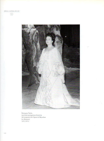 LAMINA V28554: Enriqueta Tarres protagonista de Les Huguenots 1971-1972