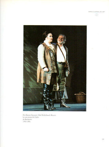 LAMINA V28536: Teatre del Liceu. Eva Marton i K. Ridderbusch a Fidelio 1983-1984