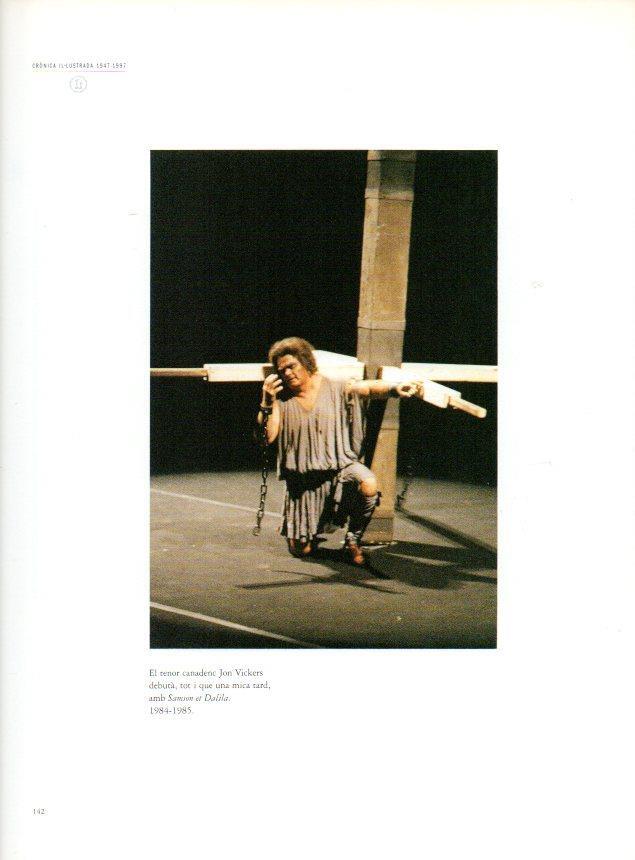 LAMINA V28537: Teatre del Liceu. Jon Vickers a Samson et Dalila 1984-1985