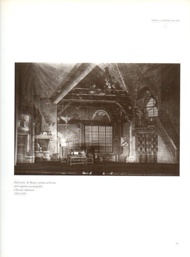 LAMINA V28538: Teatre del Liceu. Escenografia de Mefistofole 1952-1953