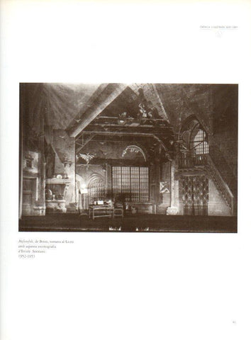 LAMINA V28538: Teatre del Liceu. Escenografia de Mefistofole 1952-1953