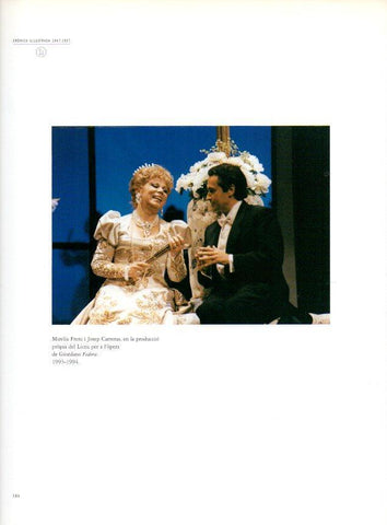 LAMINA V28549: Teatre del Liceu. Mirella Freni i Josep Carreras a Fedora 1933-1994