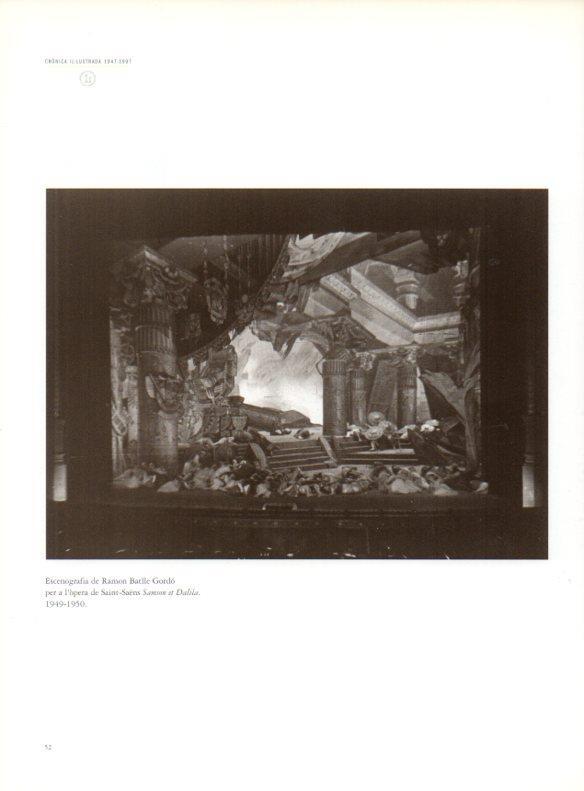 LAMINA V28494: Teatre del Liceu.Escenografia de l'opera Sanson et Dalila per R. Batlle 1949-1950