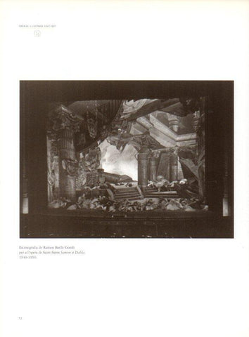 LAMINA V28494: Teatre del Liceu.Escenografia de l'opera Sanson et Dalila per R. Batlle 1949-1950