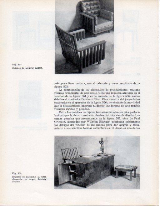 LAMINA V28446: Sillones y muebles de despacho de Ludwing Kozman