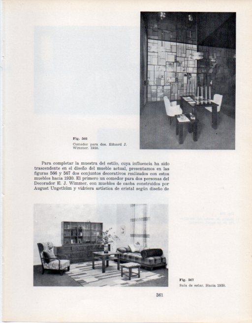 LAMINA V28449: Comedor por Eduard J. Wimmer 1930