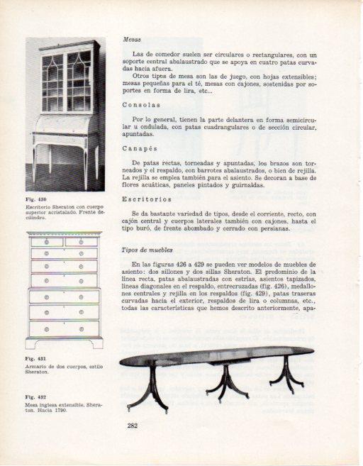 LAMINA V28424: Mesa inglesa extensible Sheraton 1790