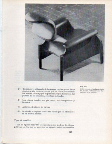 LAMINA V28478: Sillon organico Sanluca diseño de Achile
