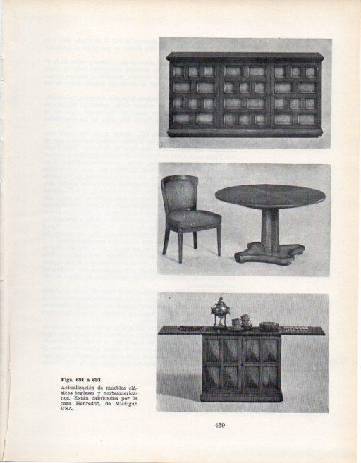 LAMINA V28485: Muebles clasicos ingleses y norteamericanos actualizados por Henredon
