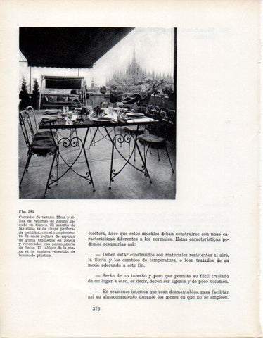 LAMINA V28456: Comedor de verano