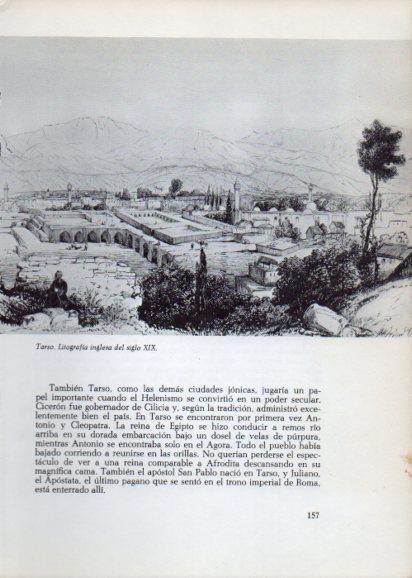 LAMINA V28247: Tarso litografia inglesa siglo XIX