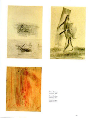 LAMINA V28024: Obras por Henri Michaux 1944