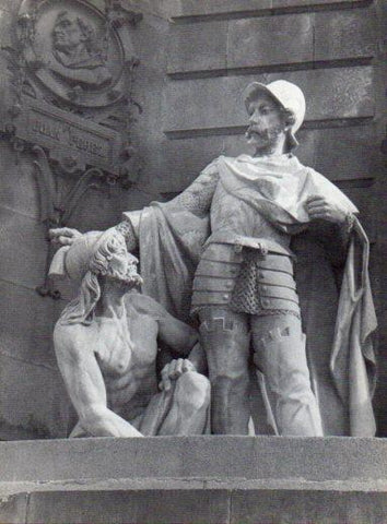 LAMINA V28040: Monumento a Pere Bertrans I de Margarit por Eduard B. Alentorn