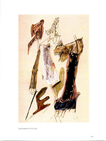 LAMINA V28023: Sin titulo por Camille Bryen 1947