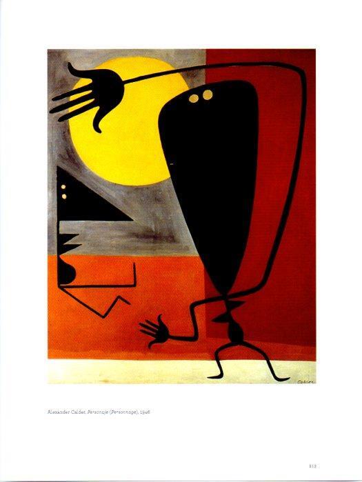 LAMINA V28008: Personaje por Alexander Calder
